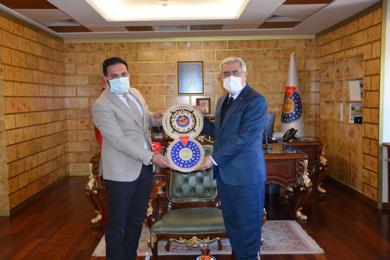 Onikişubat İlçe Tarım ve Orman Müdürü Kıraç’ın, Üniversitemiz Rektörü Can’ı Ziyaretinde Kurumlararası İşbirliği Konuları Ele Alındı