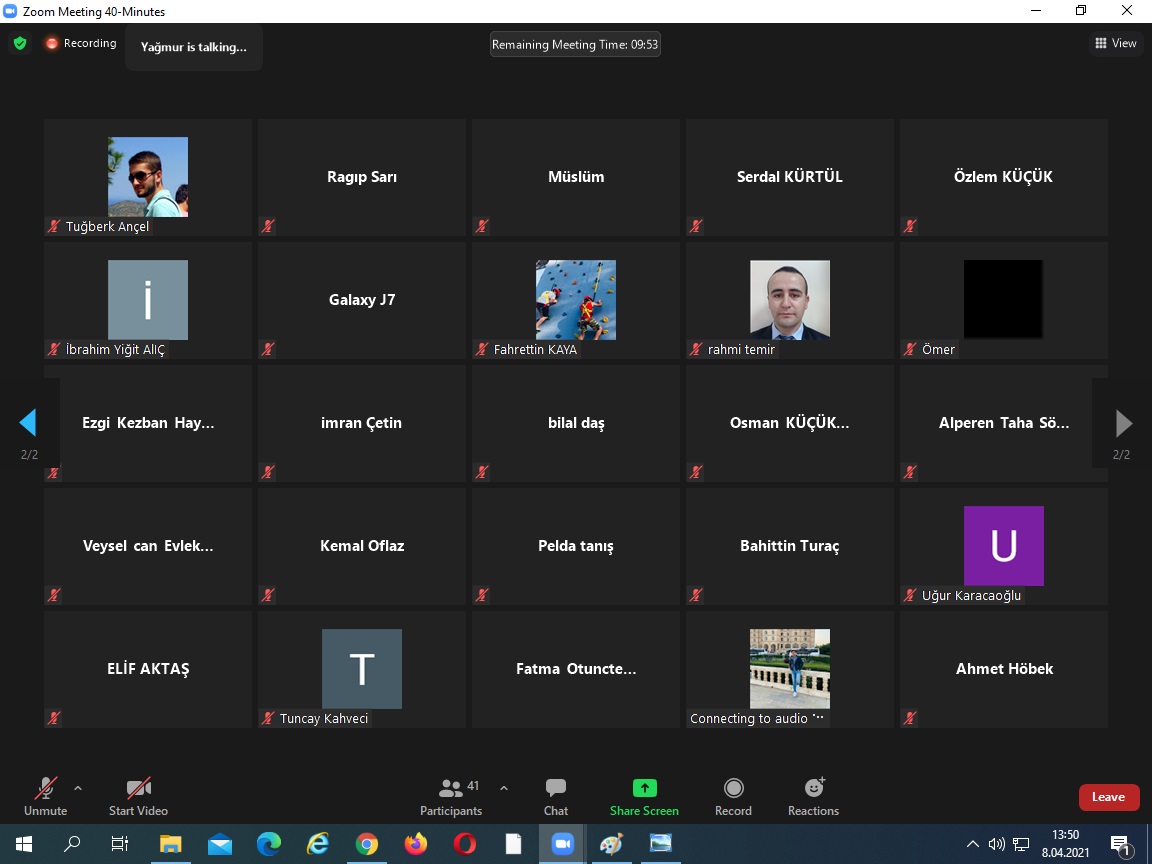 Andırın MYO Tarafından ‘Mehmet Akif Ersoy ve İstiklal Marşı’ Konulu Çevrim İçi Konferans Düzenlendi