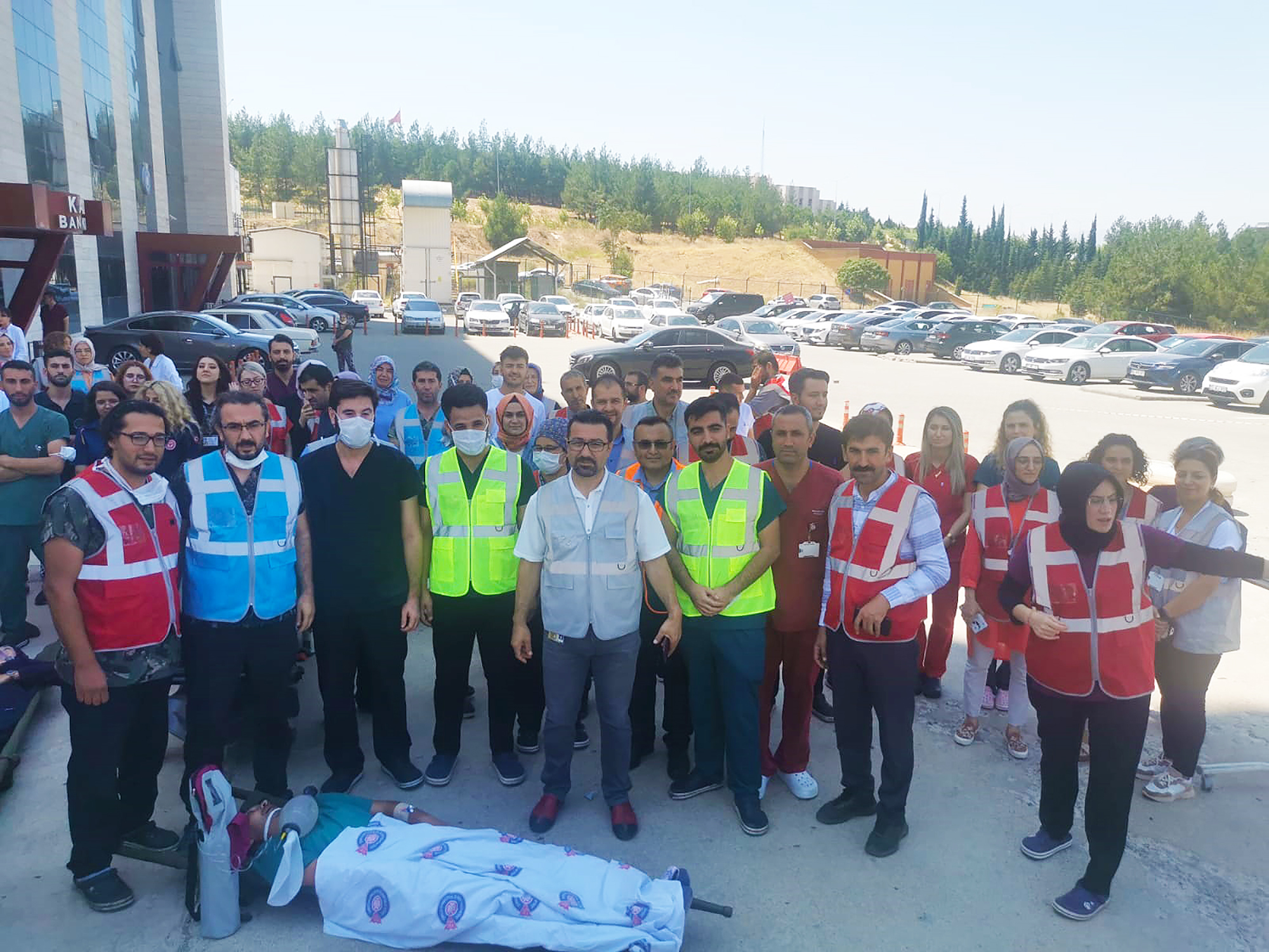 KSÜ Sağlık Uygulama ve Araştırma Hastanesinde Önce Eğitim, Sonra Tatbikat Yapıldı