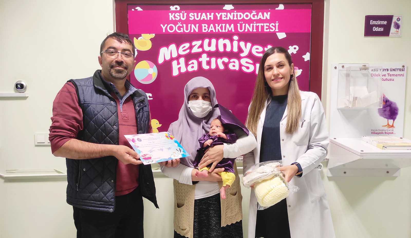 Erzurum’da Dünya’ya Gelen Fırat Bebek Şifayı Kahramanmaraş’ta Buldu