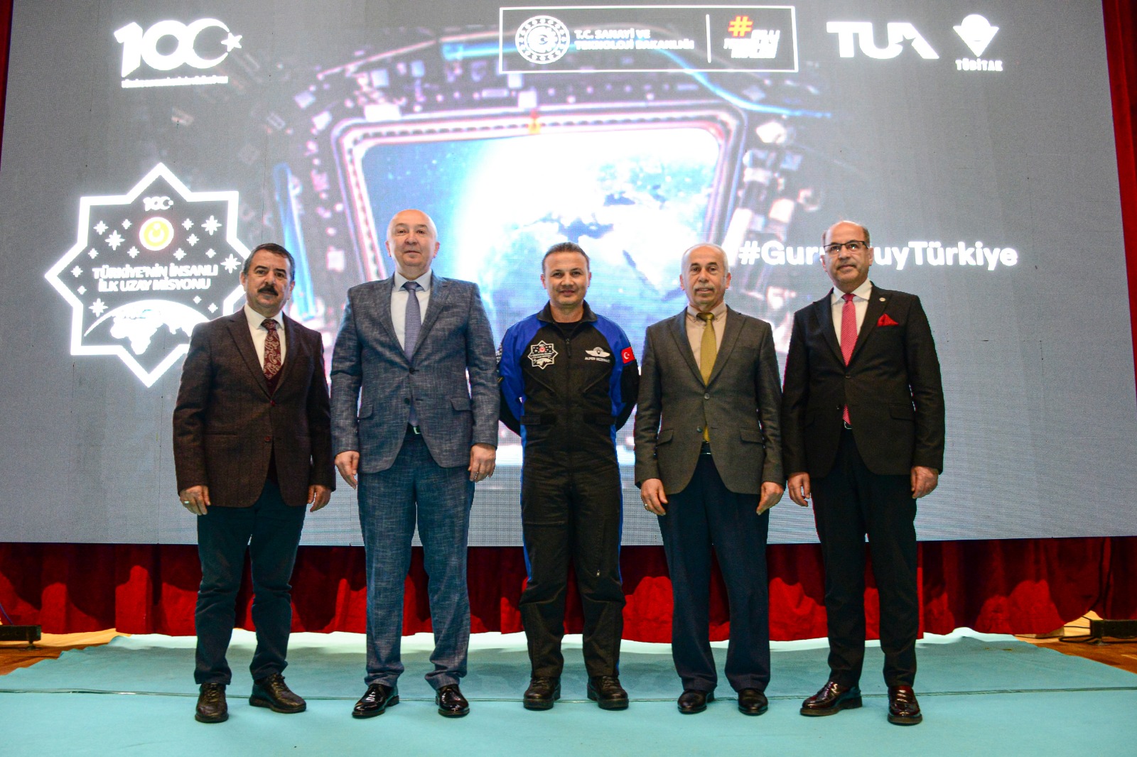 Sanayi ve Teknoloji Bakanı Mehmet Fatih Kacır ve İlk Astronotumuz Alper Gezeravcı KSÜ’de Gençlerle Buluştu